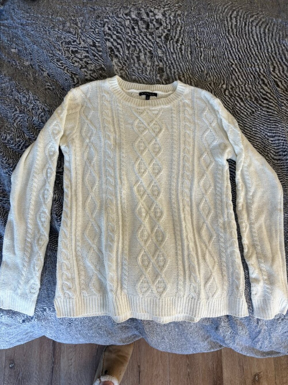 White Staccato Sweater